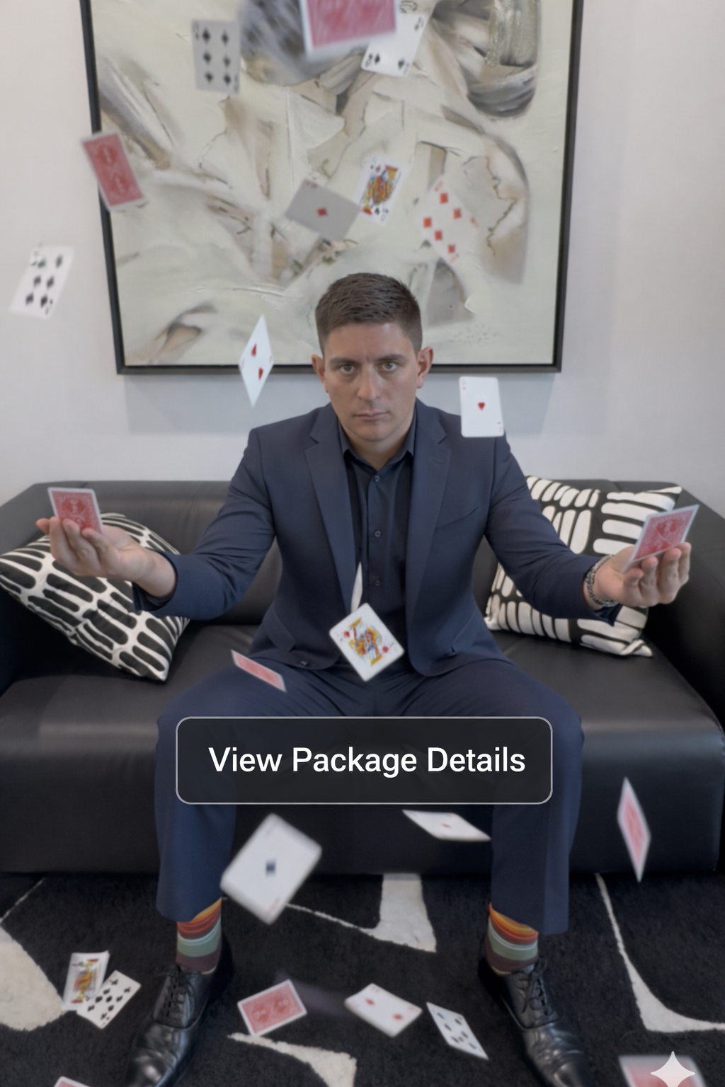 Premium Walk Around Magic - Booking Deposit